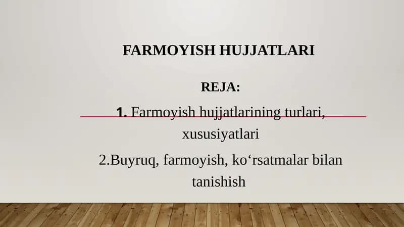 Farmoyishhujjatlari