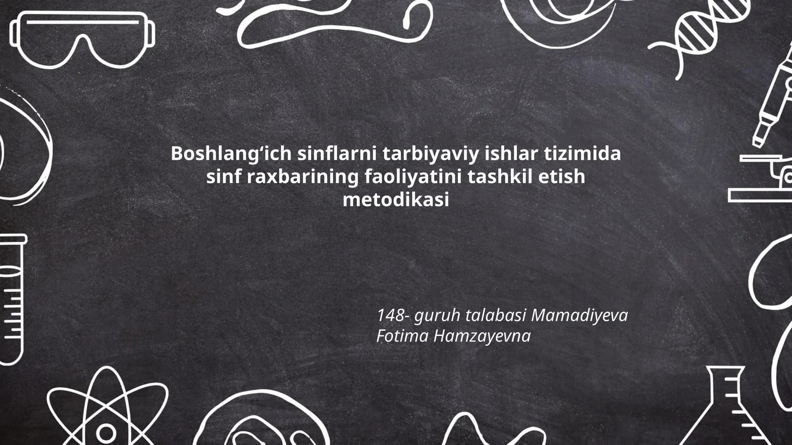 Boshlangʻich sinflarni tarbiyaviy ishlar tizimida sinf raxbarining faoliyatini tashkil etish metodikasi
