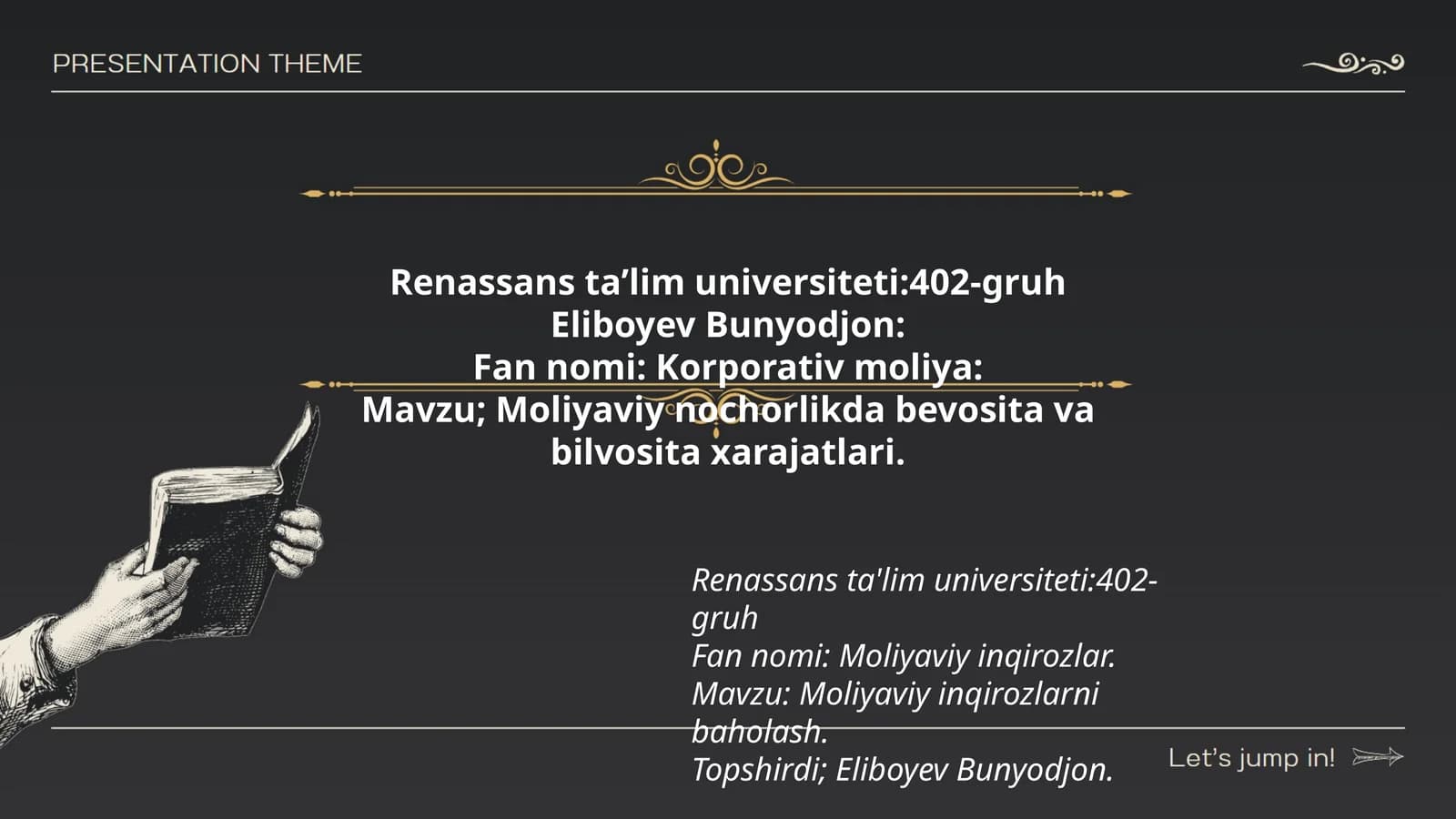 Korporativ moliya