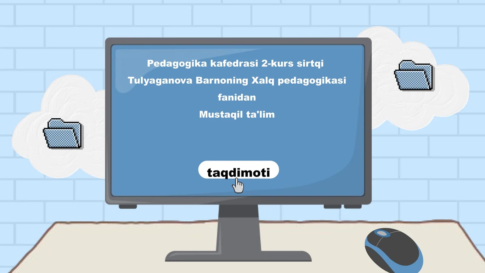 Xalq pedagogikasi fanidan mustaqil ta'lim taqdimoti