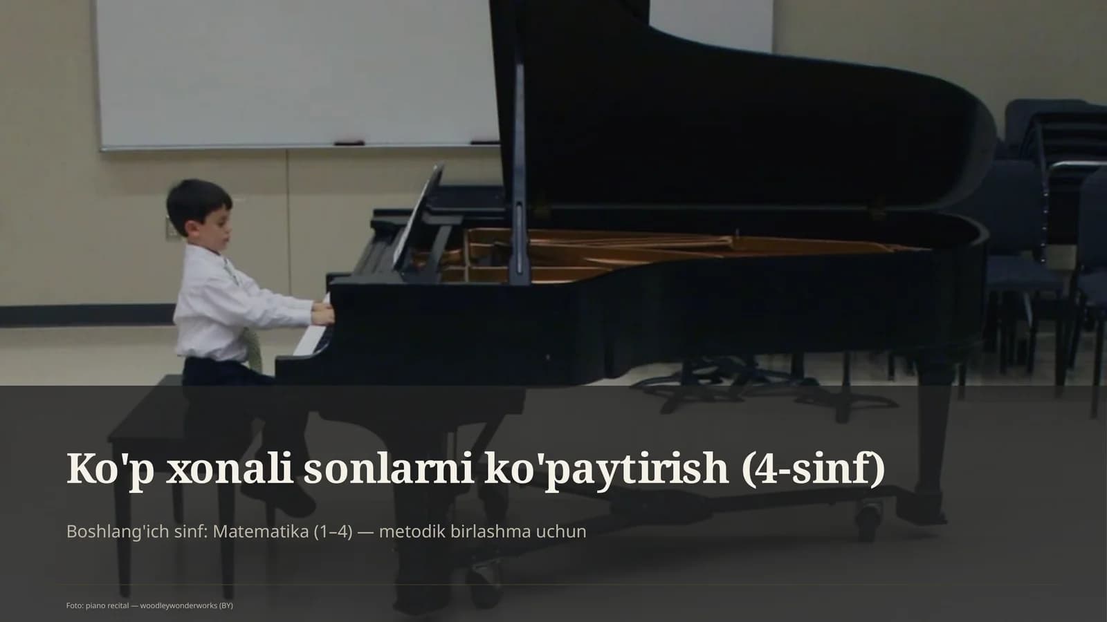 Ko'p xonali sonlarni ko'paytirish (4-sinf)