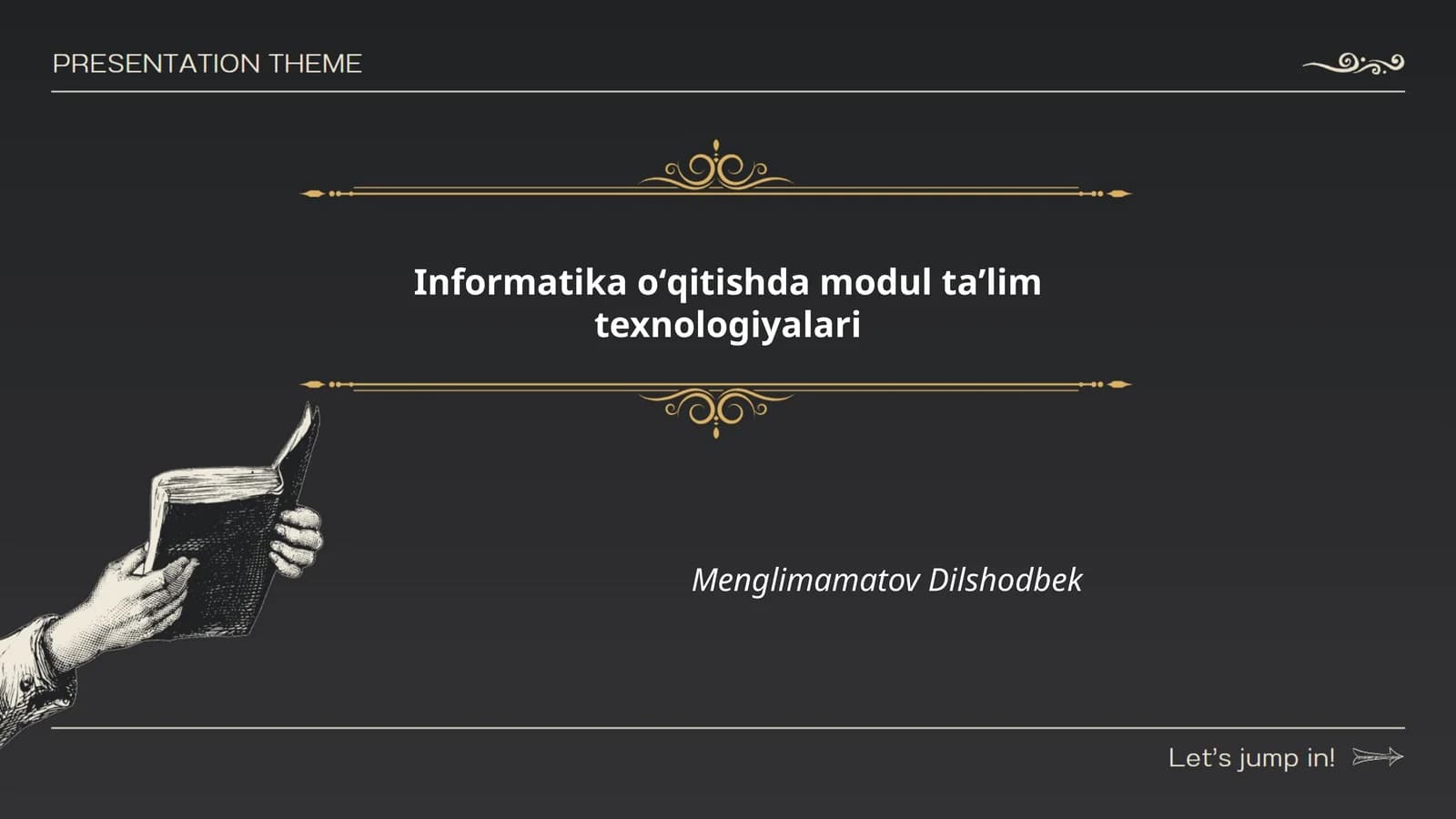 Axborot texnologiyalarini oʻqitishda modul taʼlim usuli