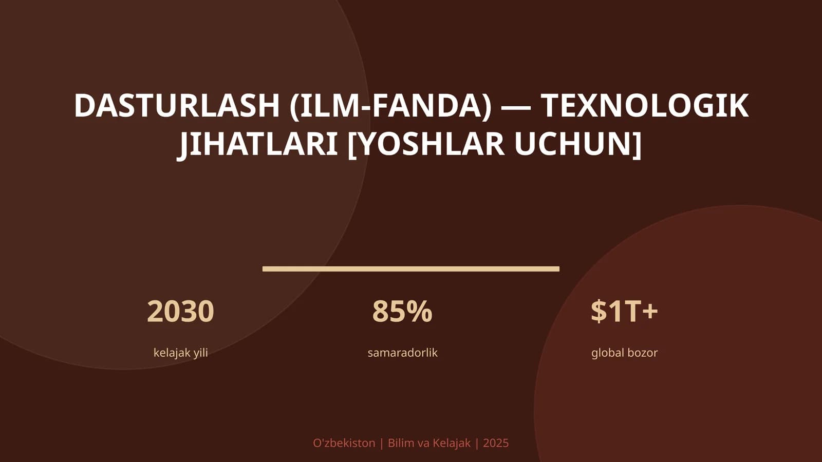 Dasturlash (ilm-fanda) — texnologik jihatlari [yoshlar uchun]