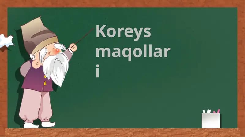 Koreysmaqollari