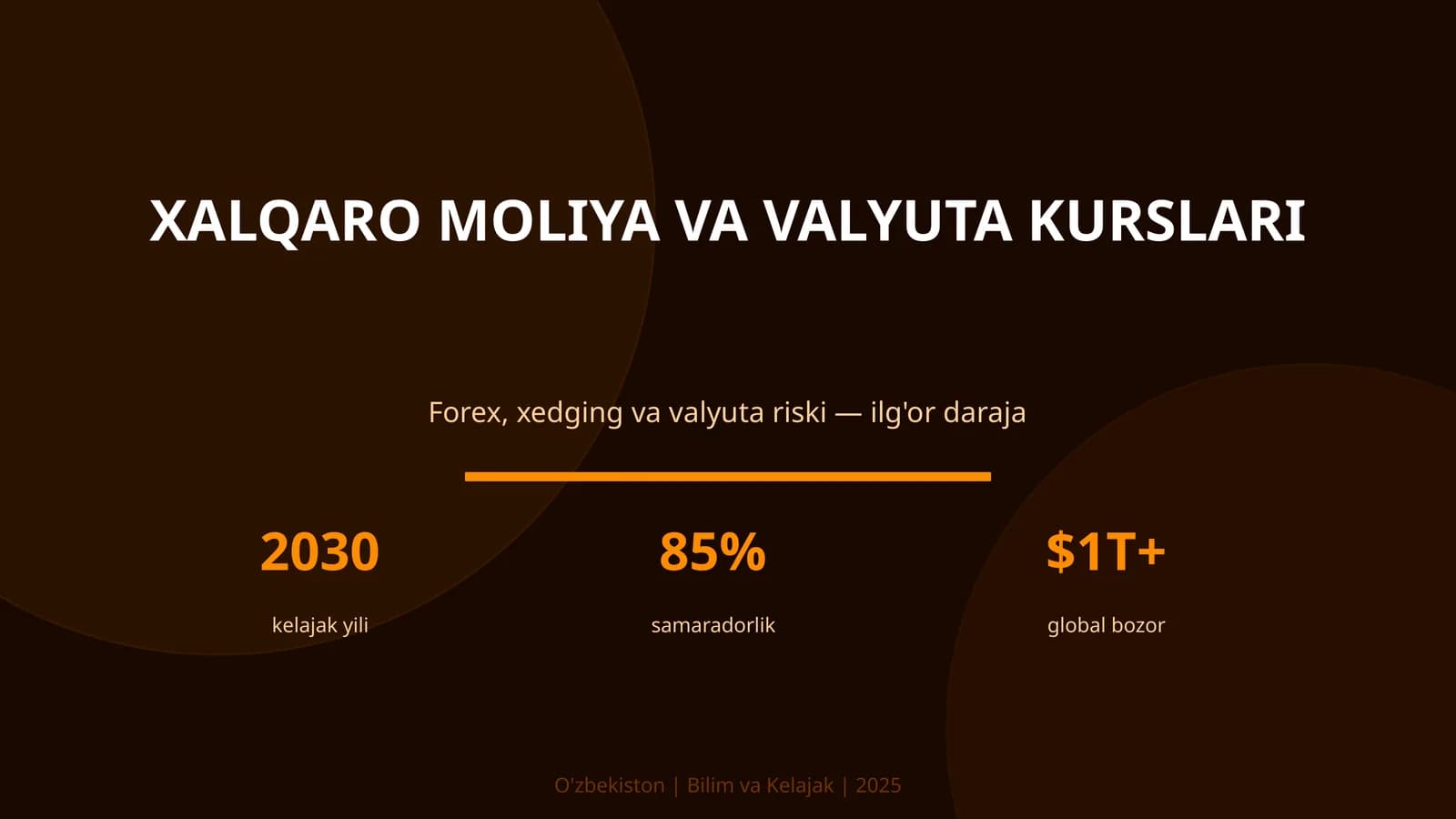 Xalqaro moliya va valyuta kurslari