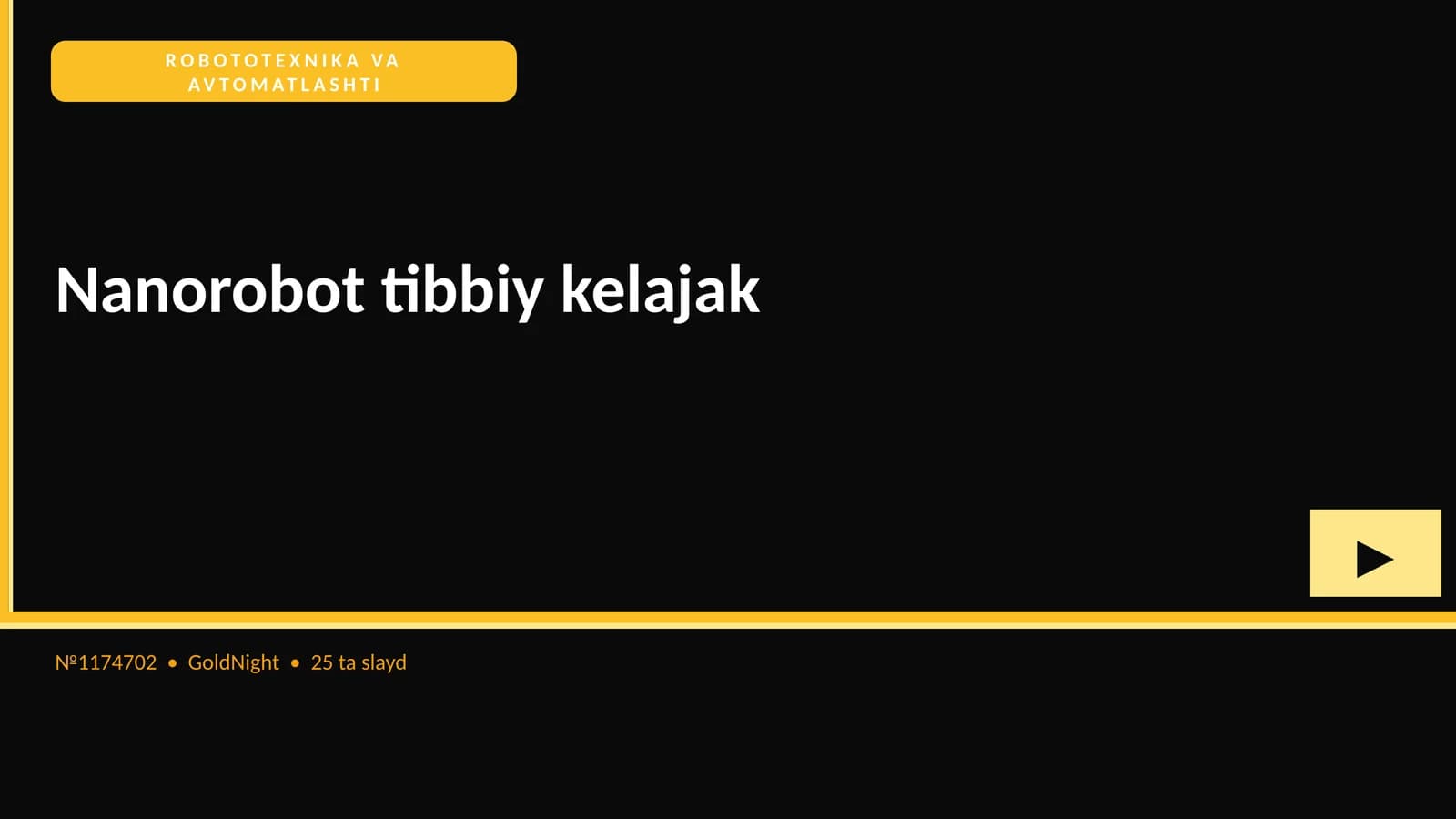 Nanorobot tibbiy kelajak