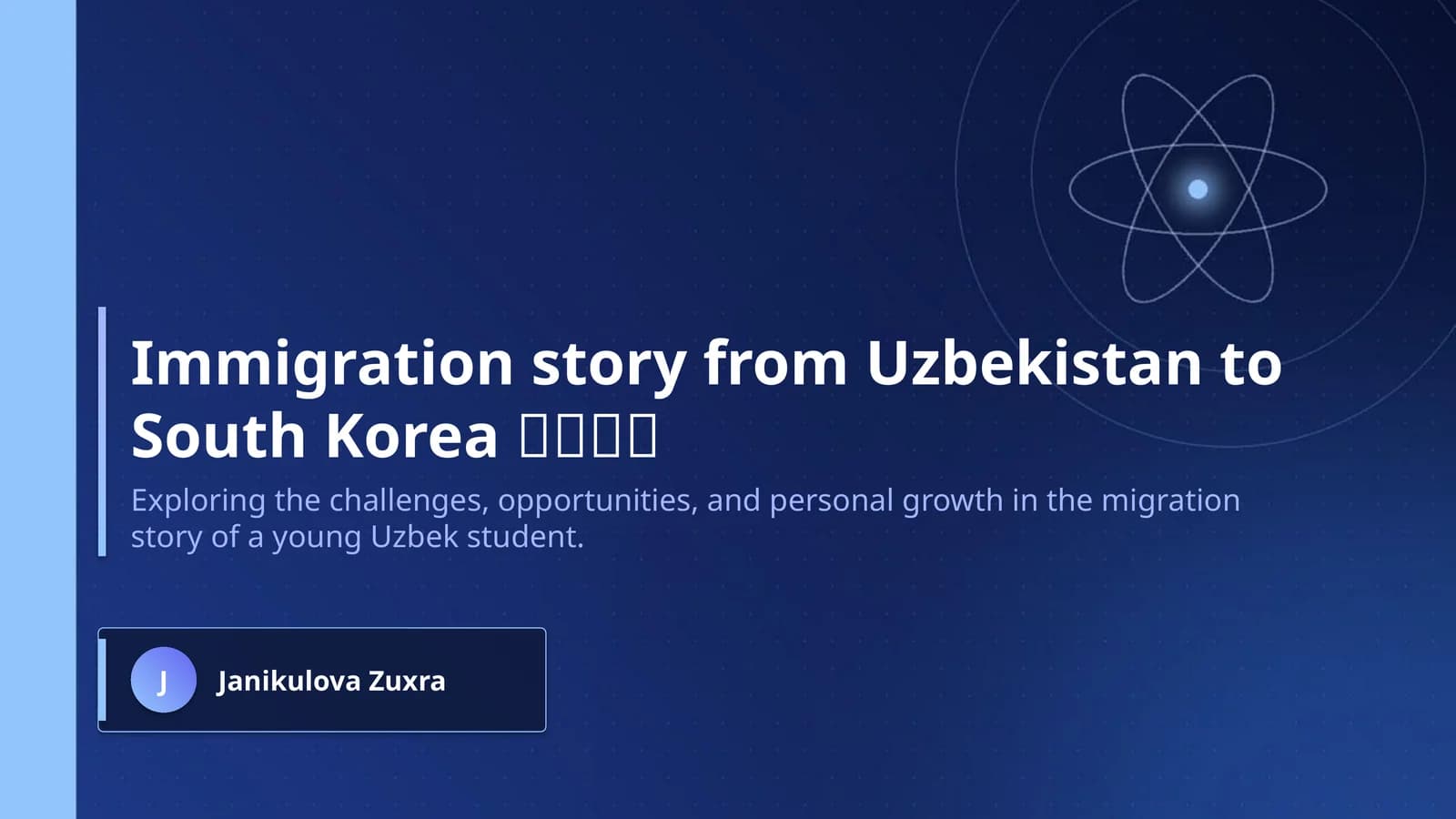 Immigration story from Uzbekistan to South Korea 🇰🇷🇺🇿