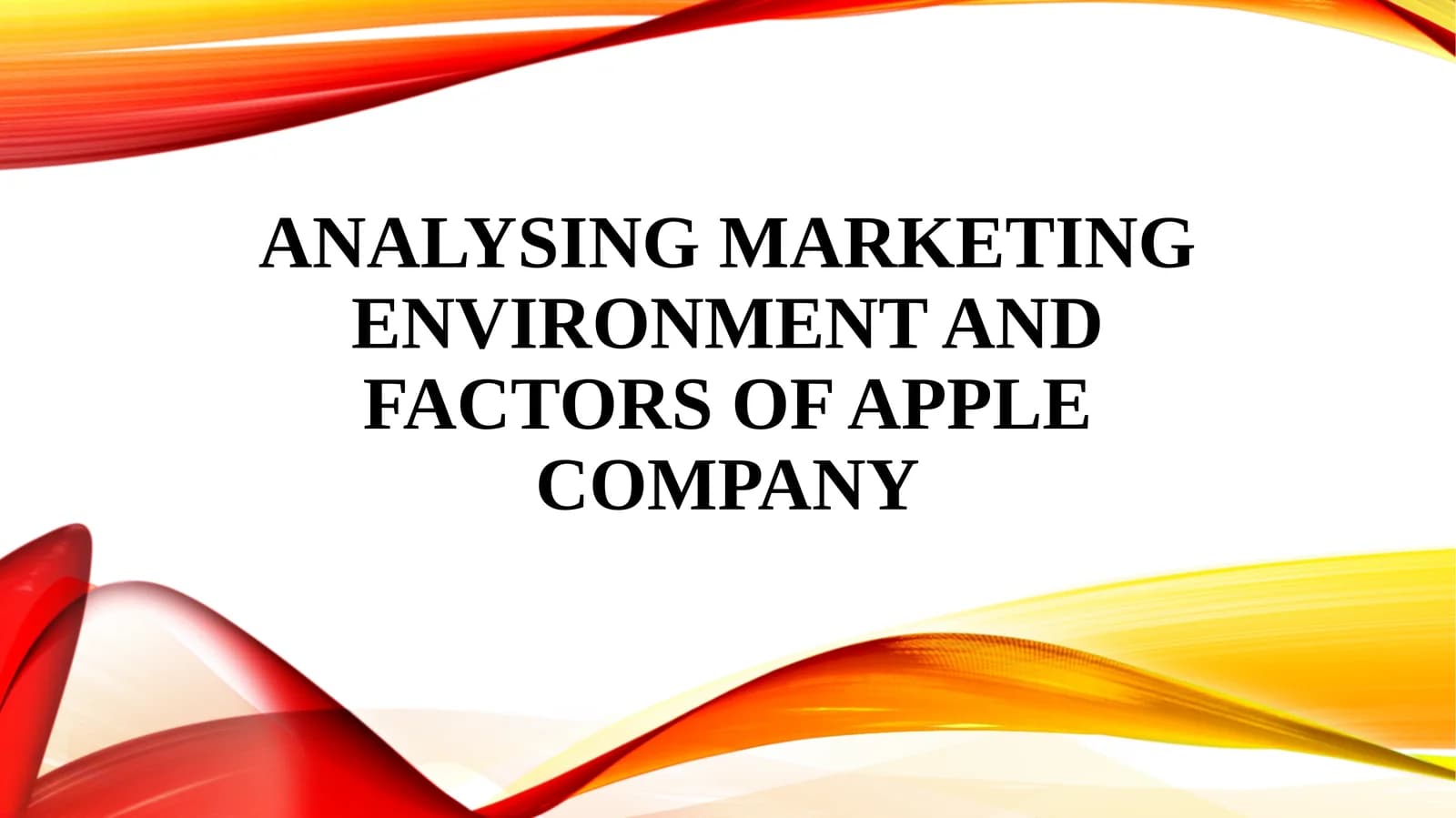 Analysing Marketing environment and factors of Apple company