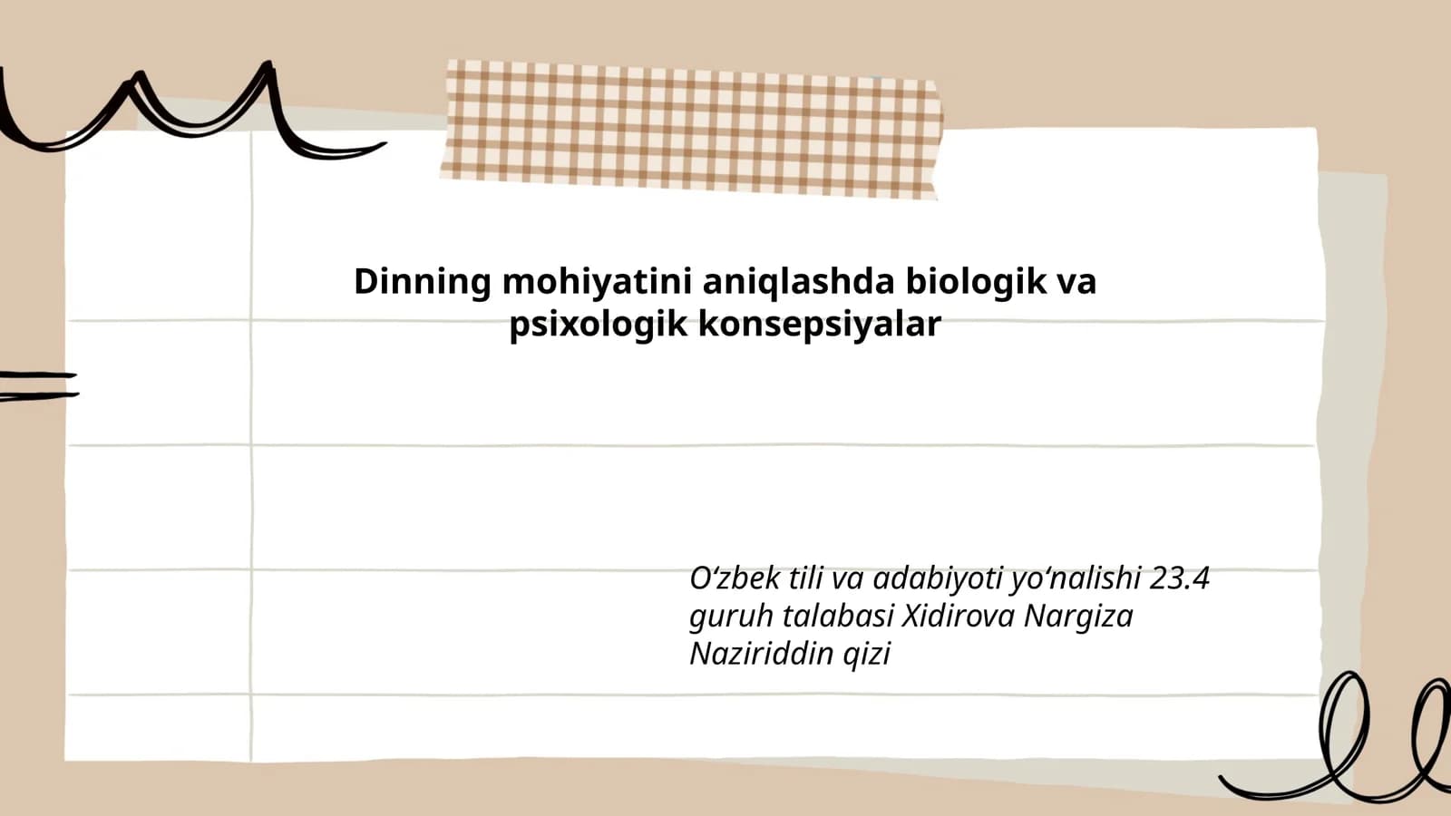 Ovqatlanishning biologik asoslari