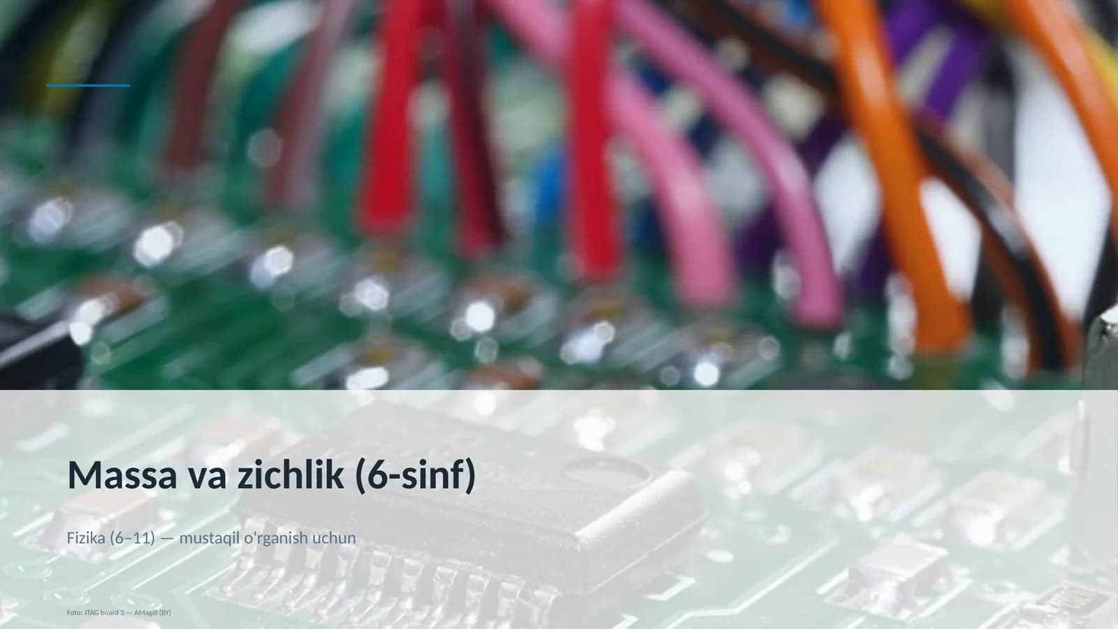 Massa va zichlik (6-sinf)