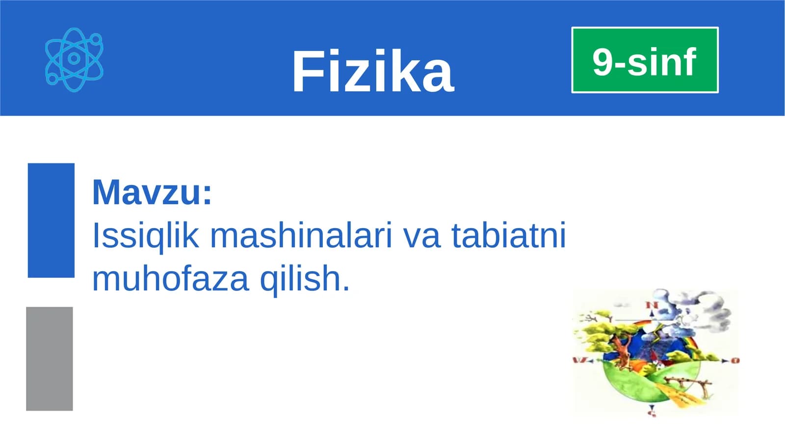 Issiqlik mashinalari va tabiatni muhofaza qilish