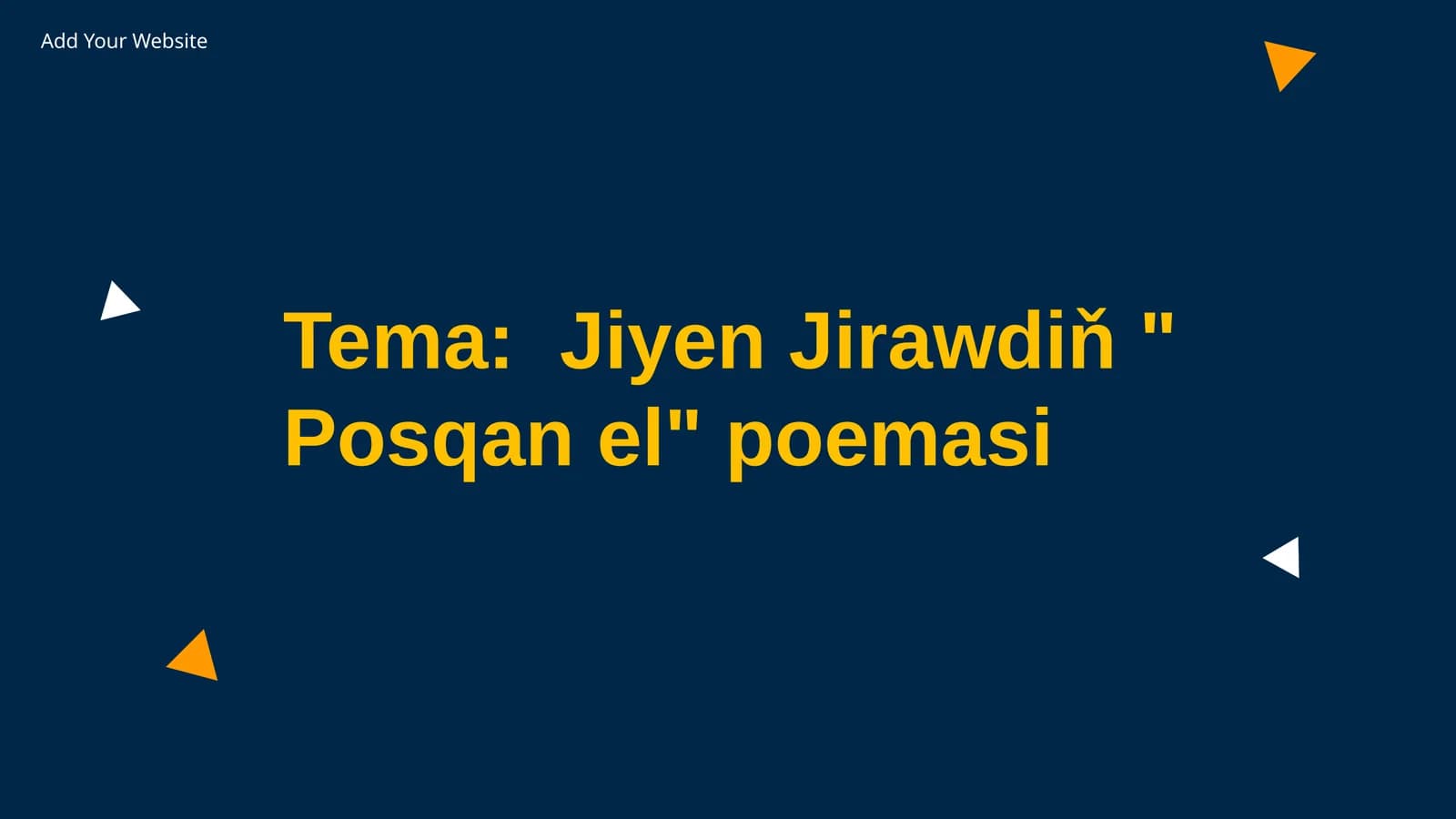 Uchta murabbiyning ijodi haqida