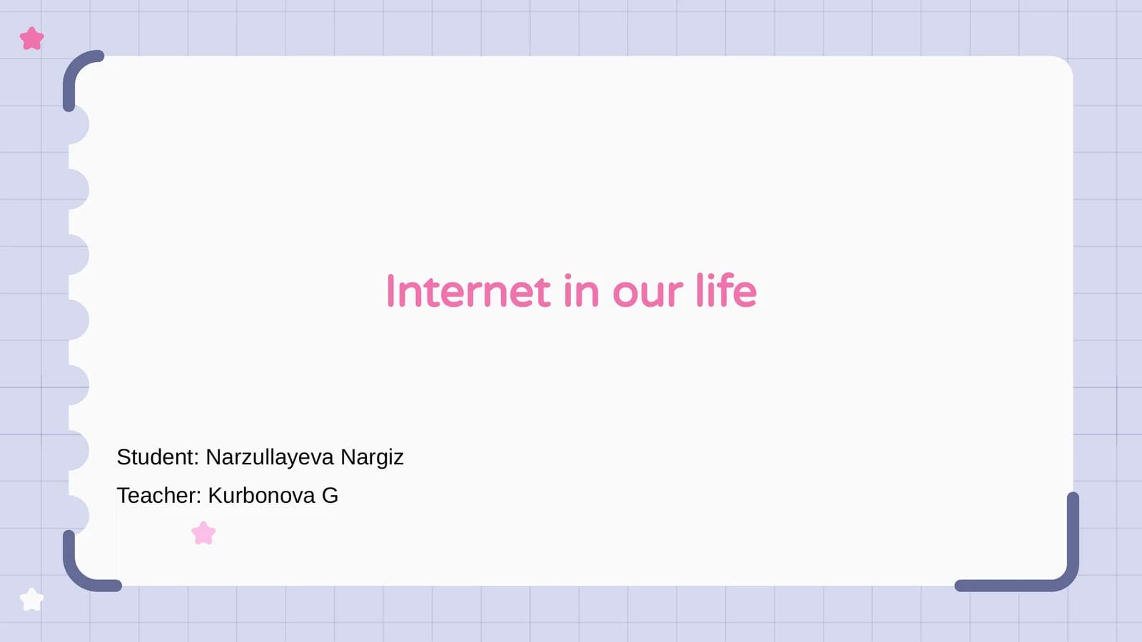 Internet in our life
