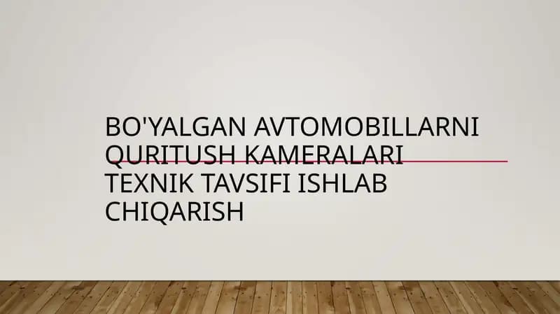 bo'yalgan avtomobil larga xizmat ko'rsatish.