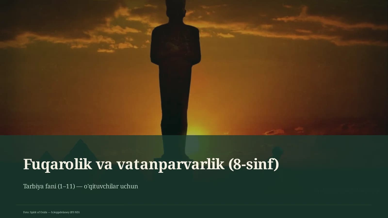 Fuqarolik va vatanparvarlik (8-sinf)