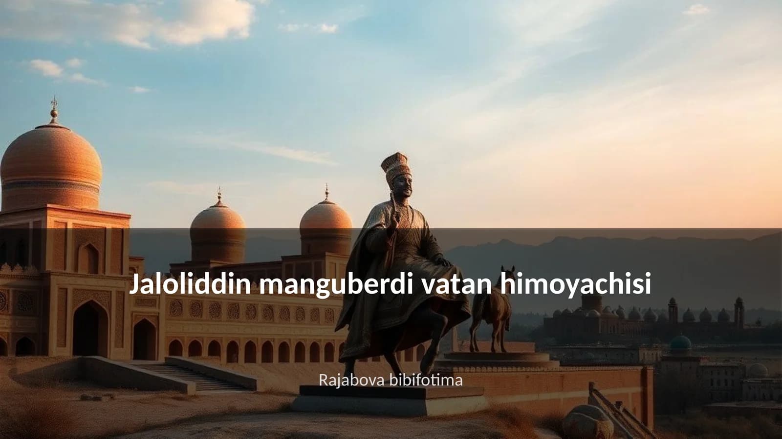 Jaloliddin Manguberdi tarixi