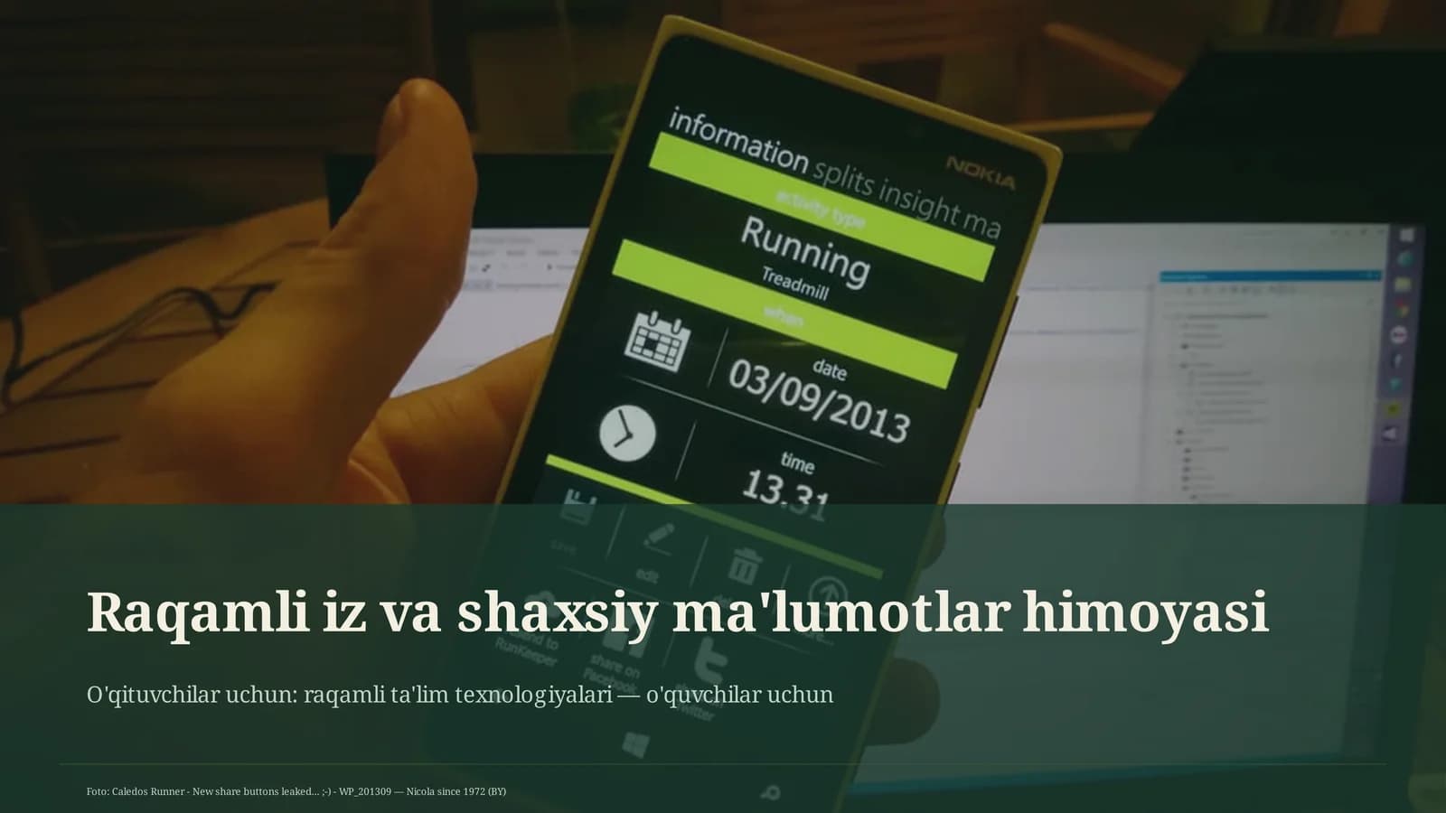 Raqamli iz va shaxsiy ma'lumotlar himoyasi