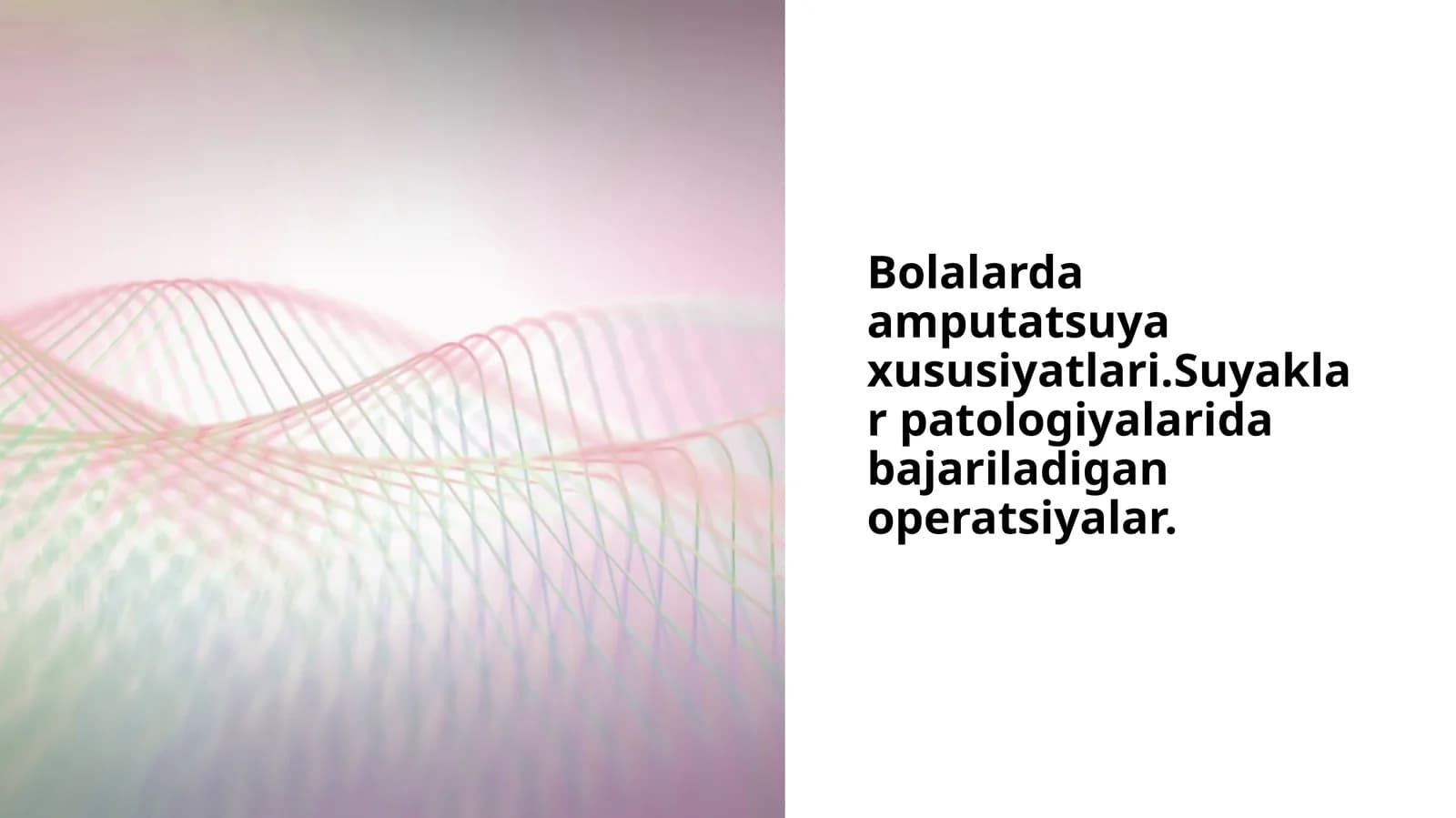 Bolalarda amputatsiya