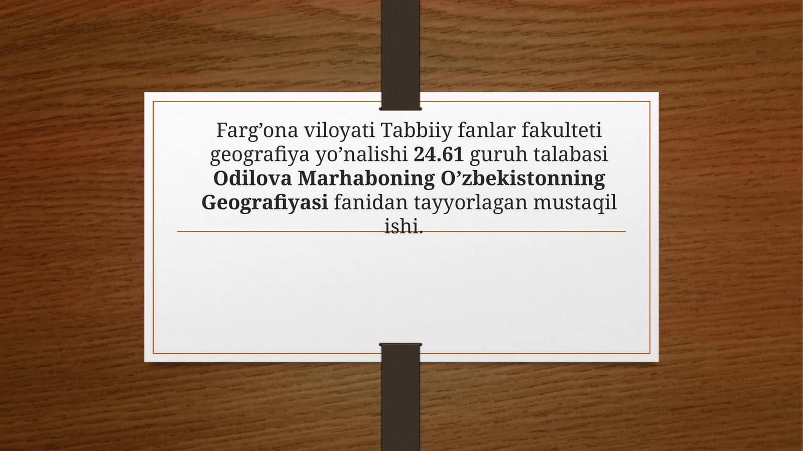 O’zbekistonning erkin iqtisodiy zonalar geografiyasi