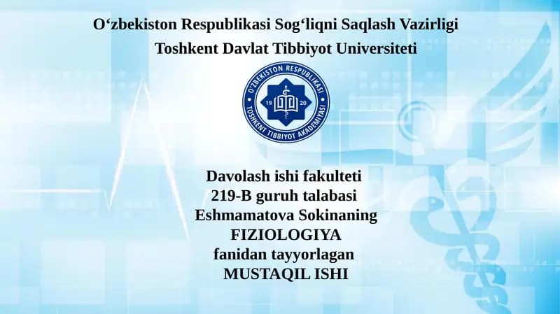 yurak muskullari faoliyati
