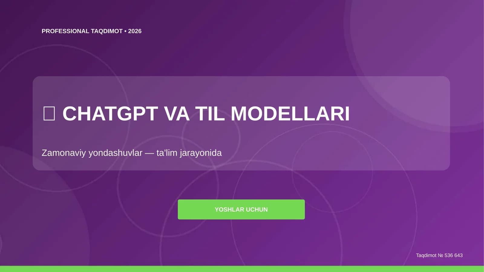 CHATGPT VA TIL MODELLARI