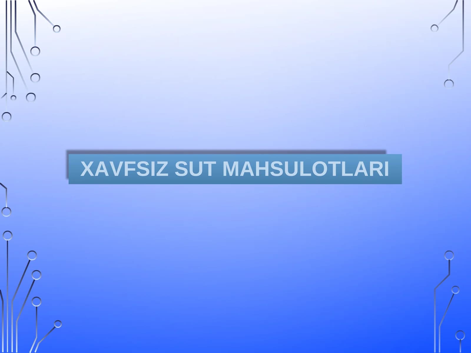 ХАVFSIZ SUT MАHSULОTLАRI