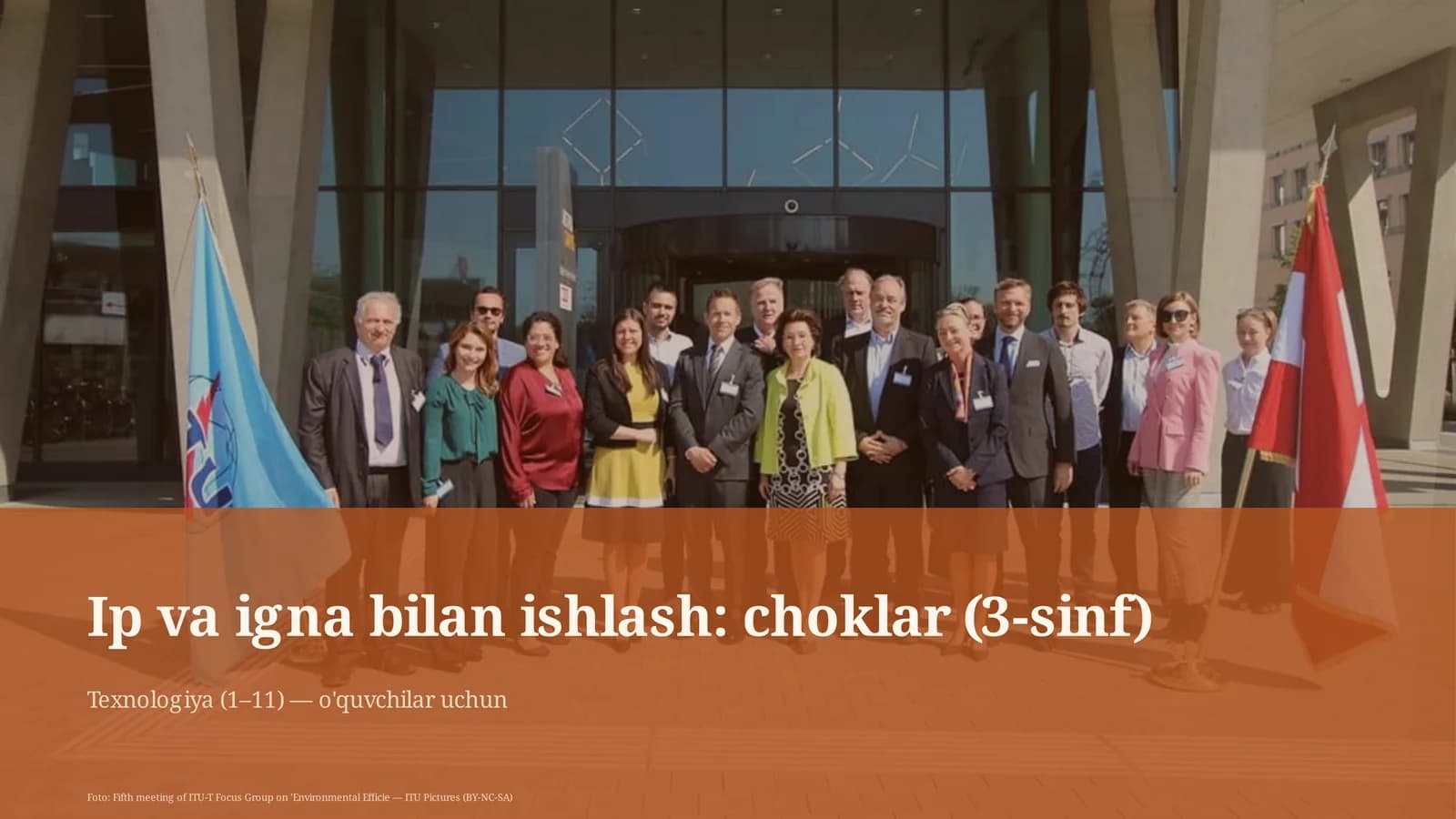 Ip va igna bilan ishlash: choklar (3-sinf)