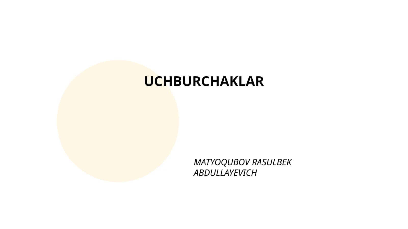 UCHBURCHAKLAR