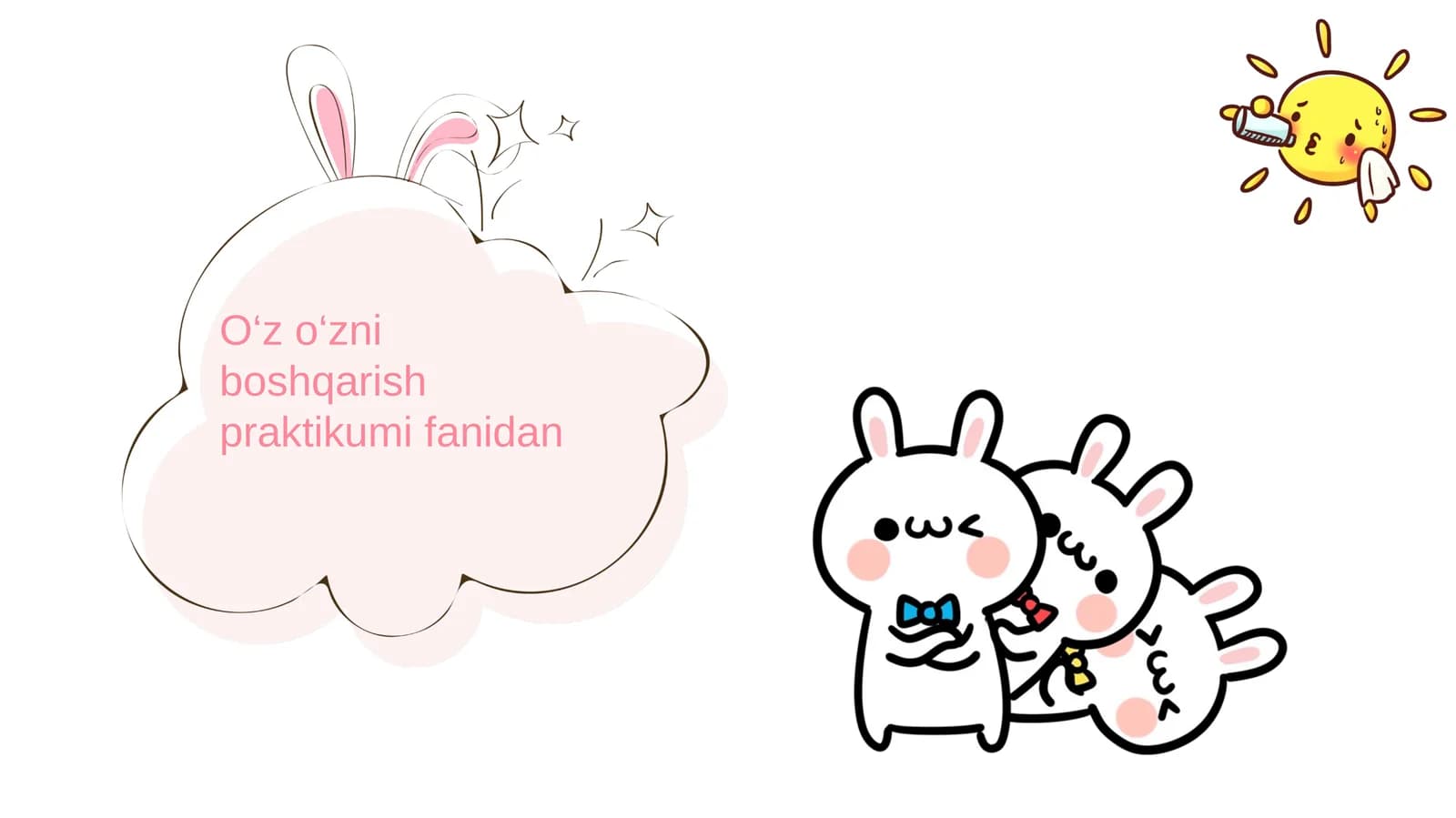 o‘z o‘zni boshqarish praktikumi