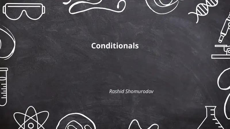 Zero Conditional