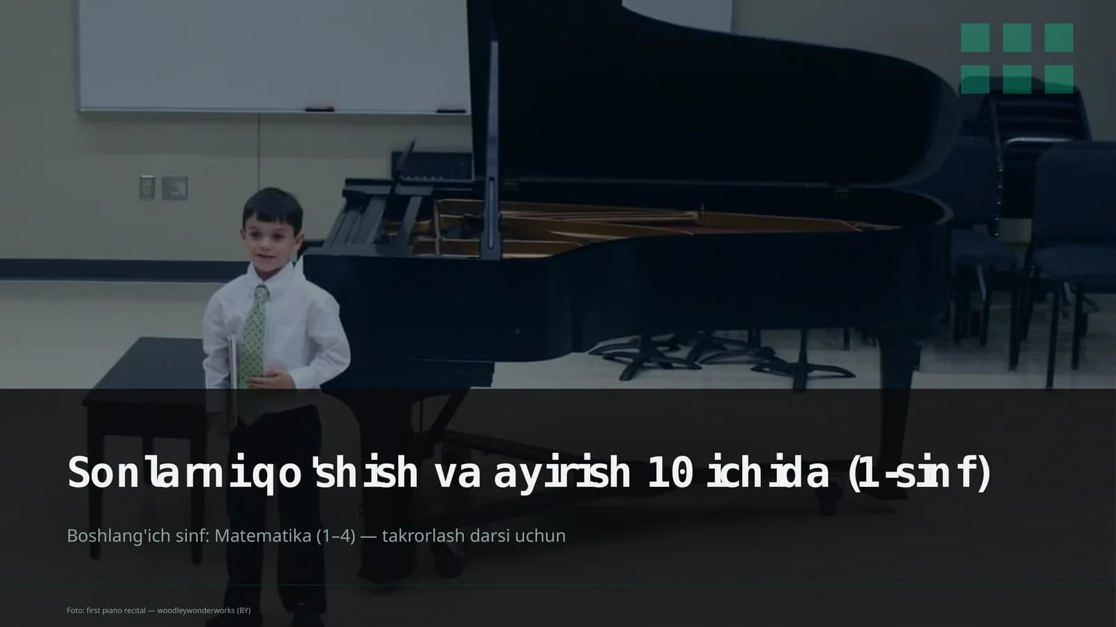Sonlarni qo'shish va ayirish 10 ichida (1-sinf)