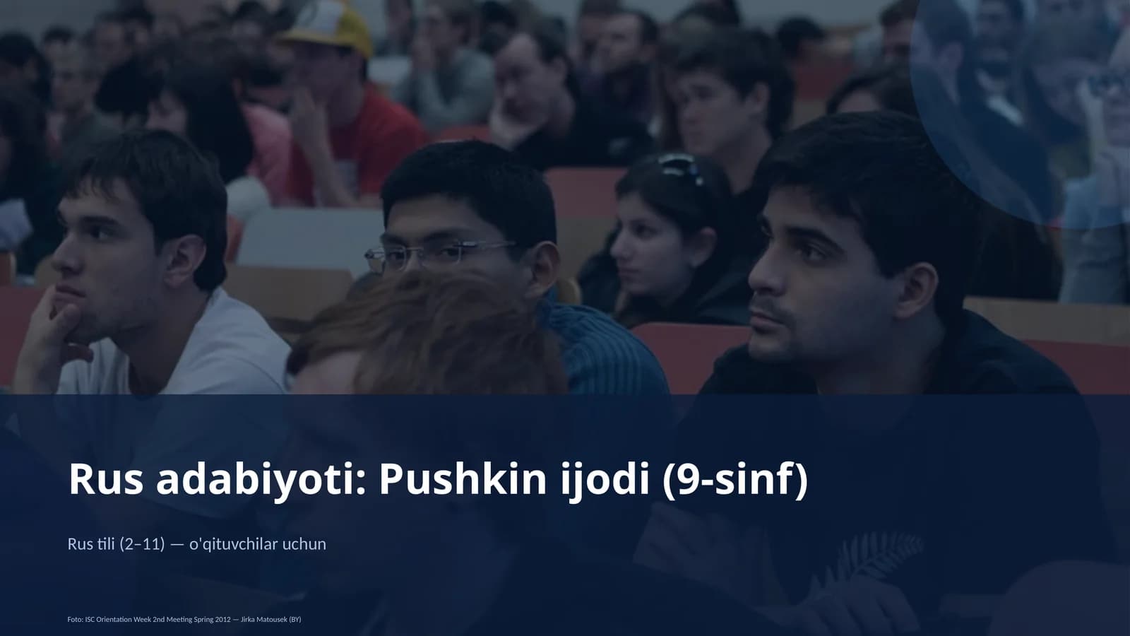 Rus adabiyoti: Pushkin ijodi (9-sinf)