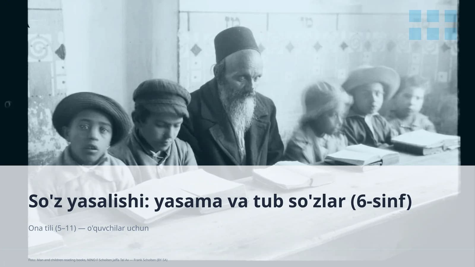 So'z yasalishi: yasama va tub so'zlar (6-sinf)