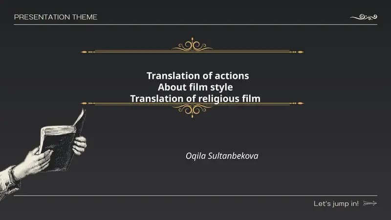 Religious Film Translation