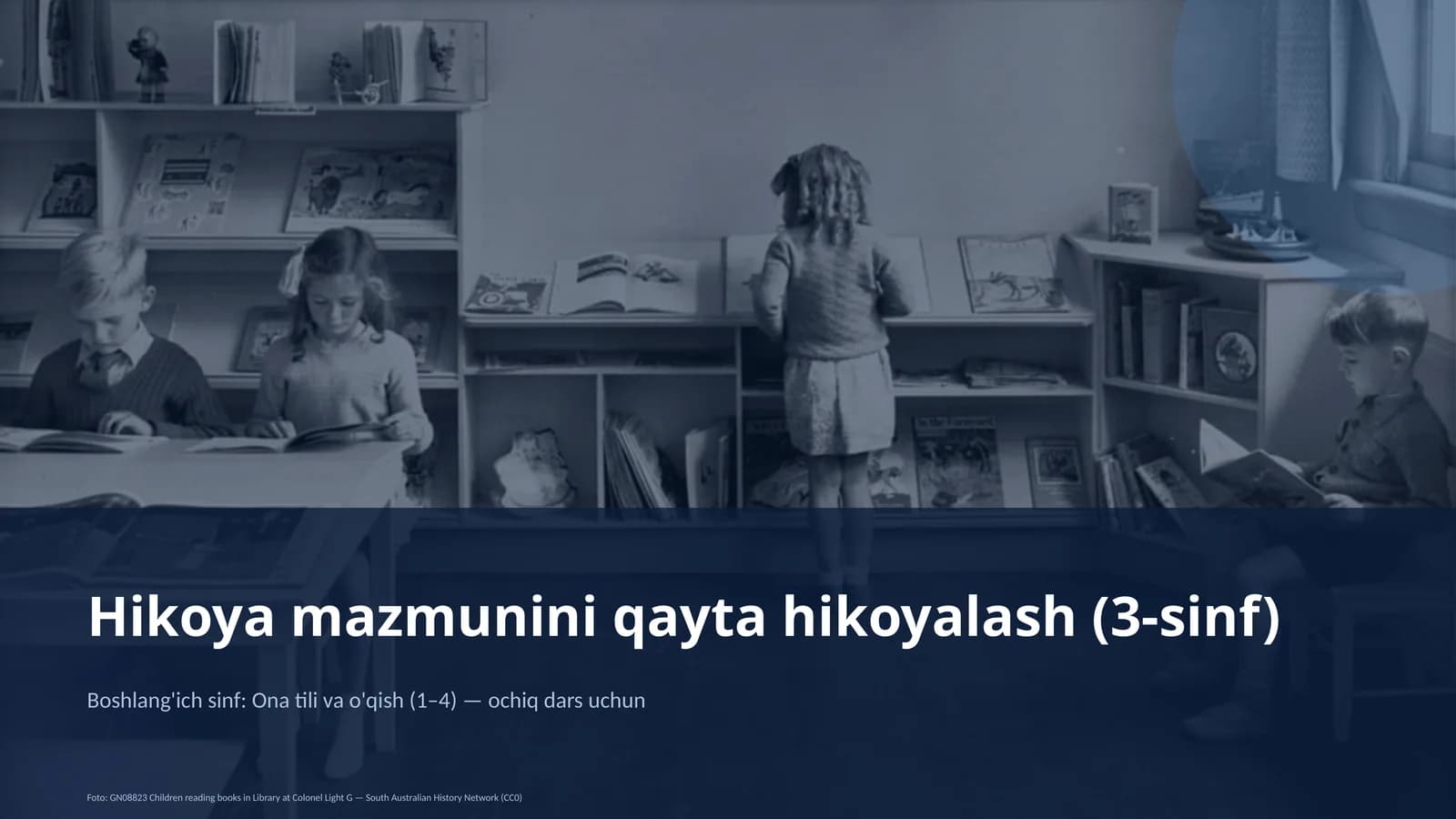 Hikoya mazmunini qayta hikoyalash (3-sinf)