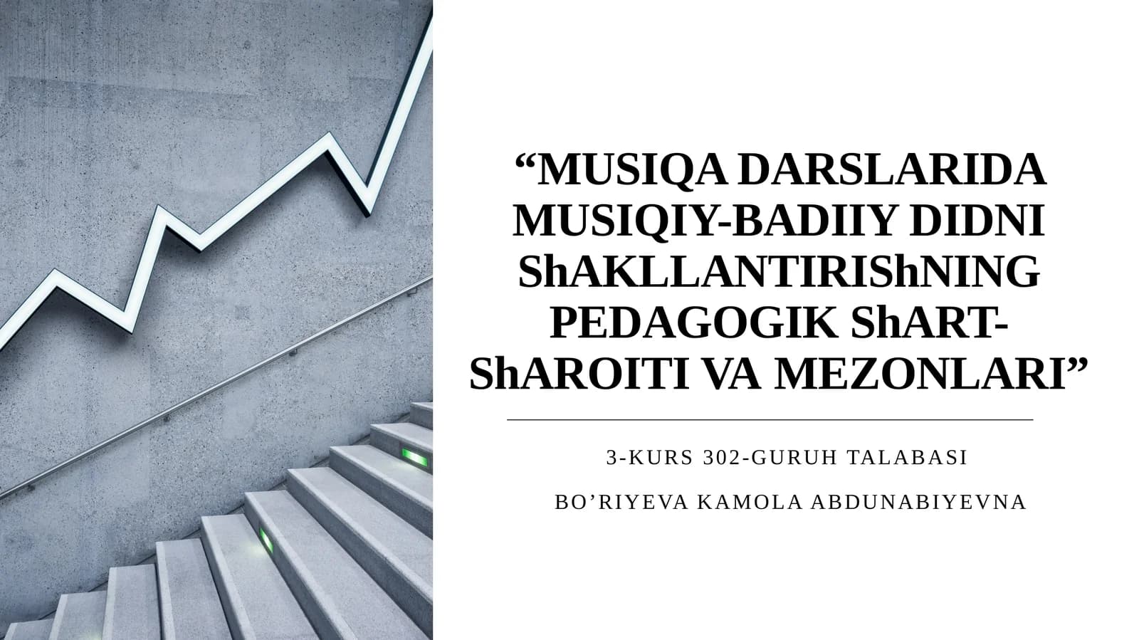 MUSIQA DARSLARIDA MUSIQIY-BADIIY DIDNI ShAKLLANTIRIShNING PEDAGOGIK ShART-ShAROITI VAMEZONLARI
