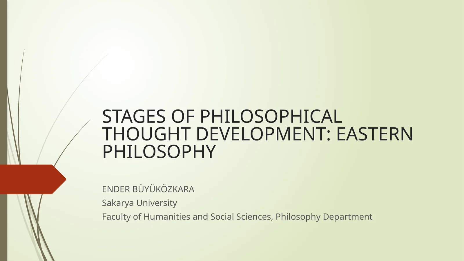 EASTERN PHILOSOPHY