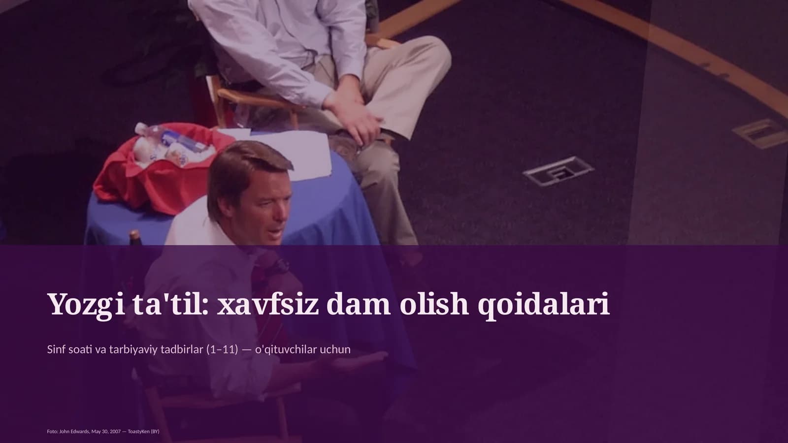 Sinf soati va tarbiyaviy tadbirlar (1–11) — o'qituvchilar uchun