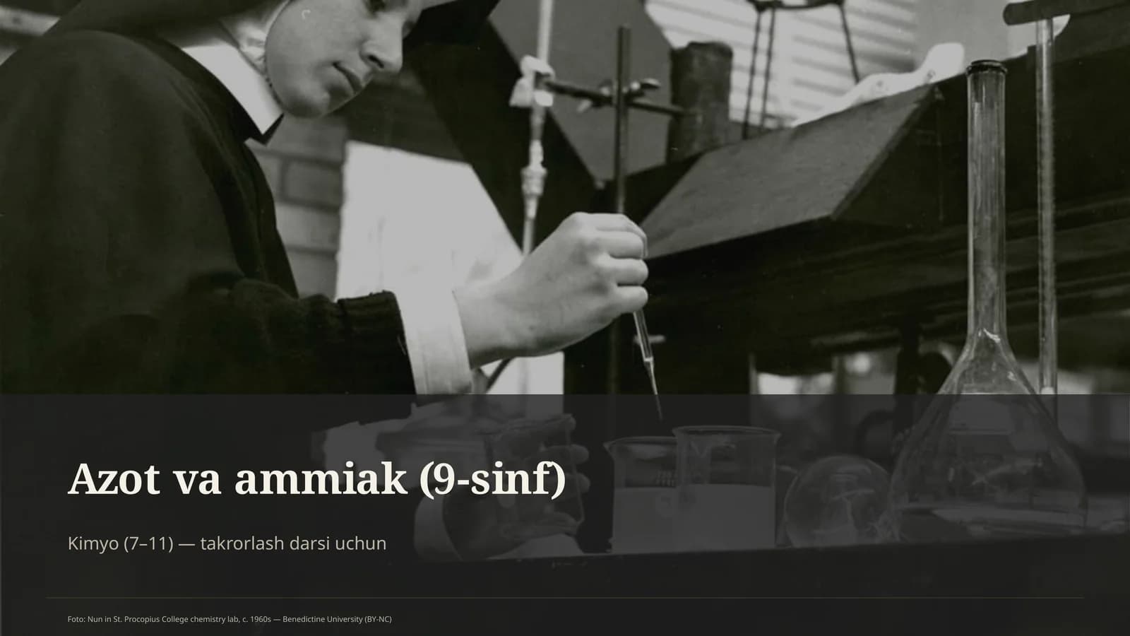 Azot va ammiak (9-sinf)