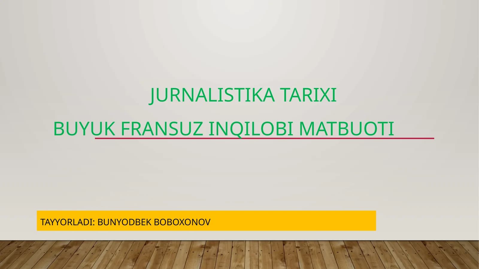 Jurnalistika Tarixi Buyuk Fransuz Inqilobi matbuoti