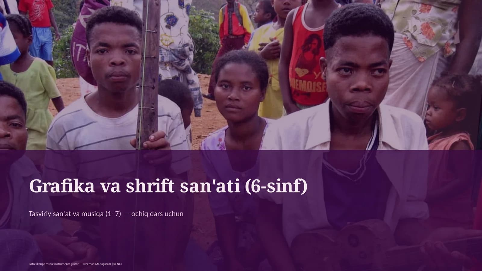 Grafika va shrift san'ati (6-sinf)