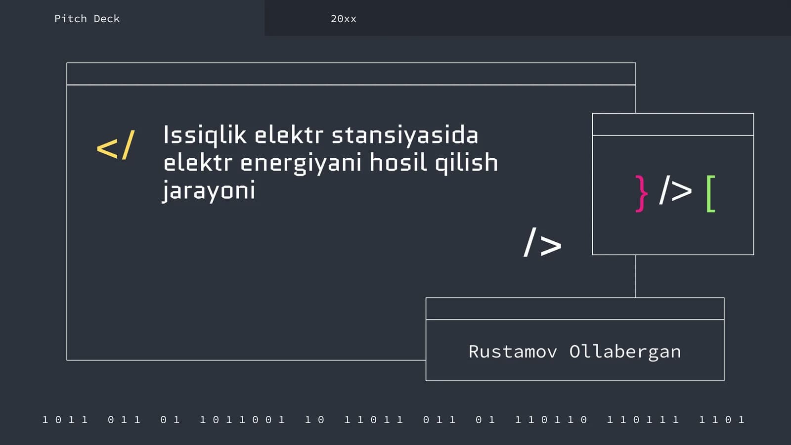 Issiqlik elektr stansiyasida elektr energiyani hosil qilish jarayoni