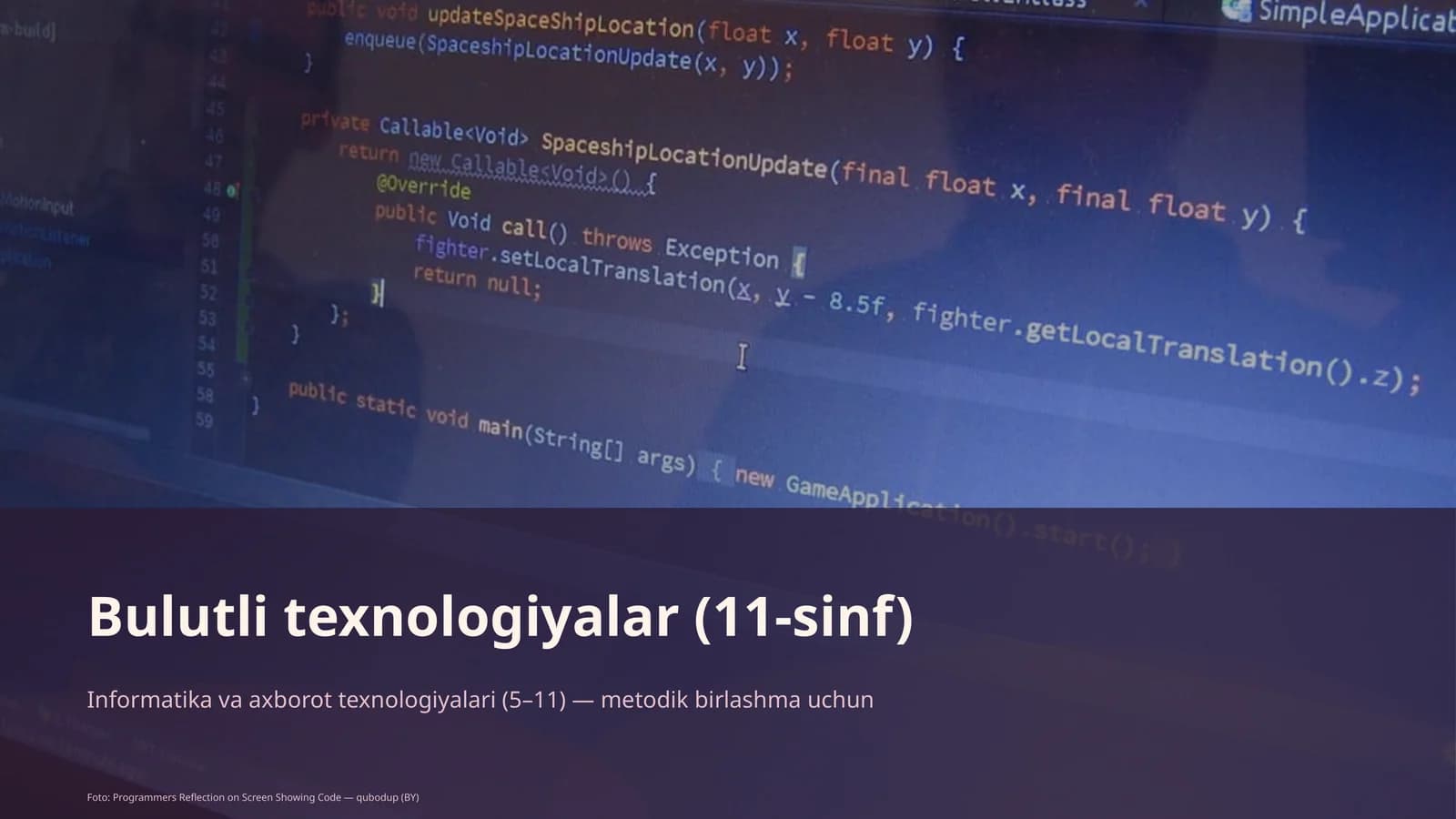 Bulutli texnologiyalar (11-sinf)