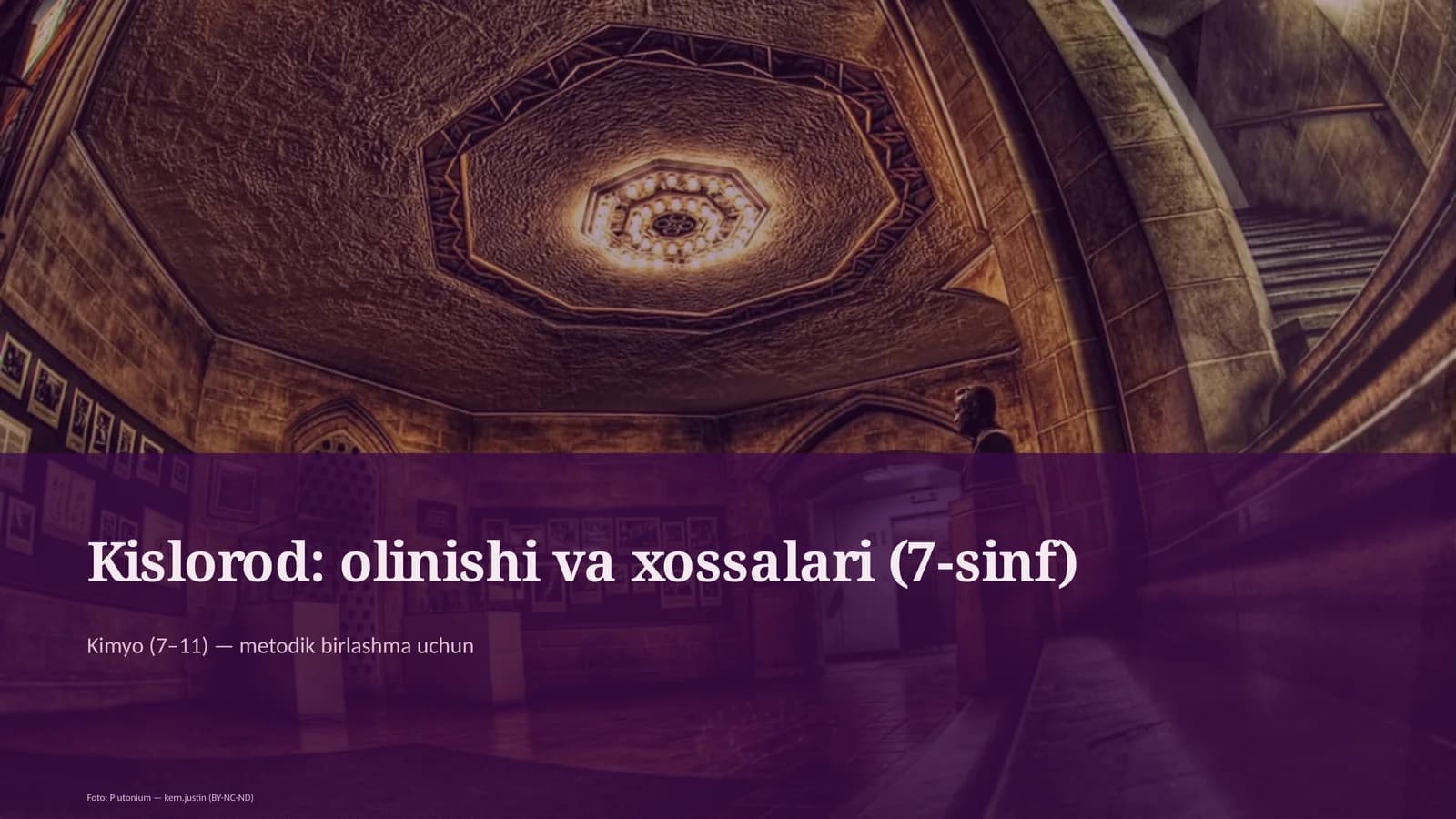 Kislorod: olinishi va xossalari (7-sinf)