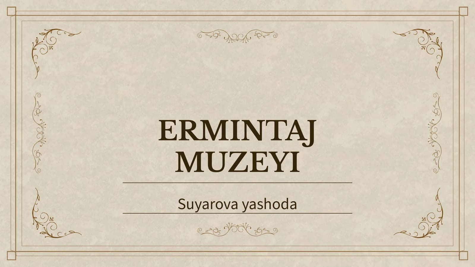 ERMINTAJ MUZEYI