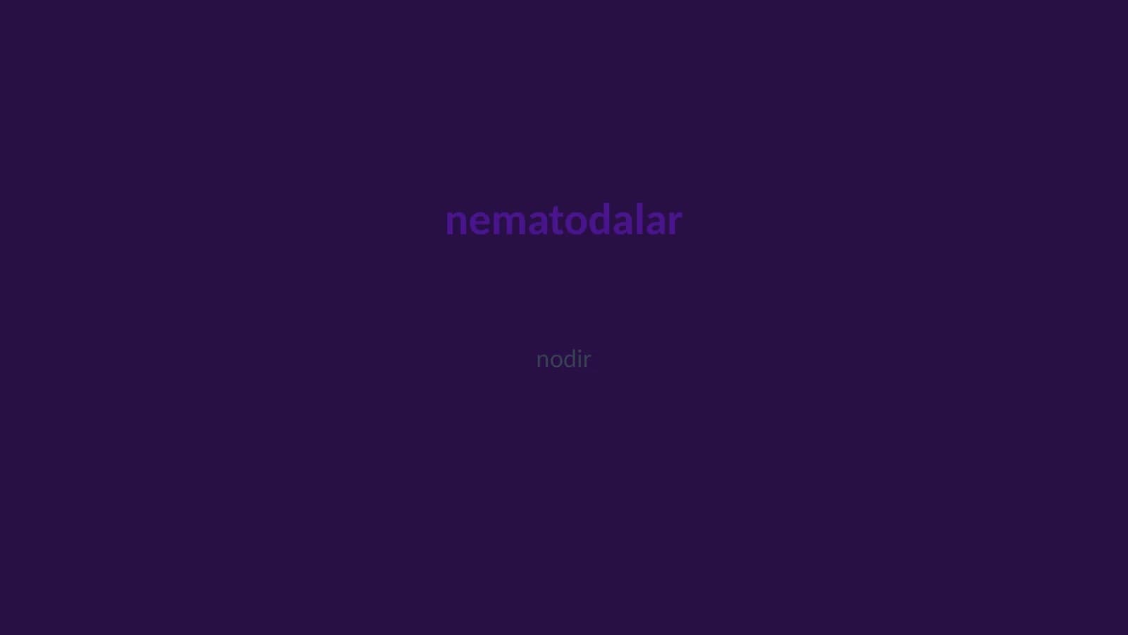 Nematodalar