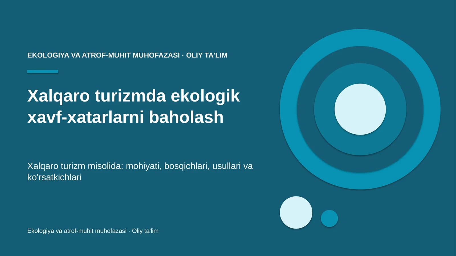 xalqaro turizmda ekologik xavf xatarlarni baholash 6074