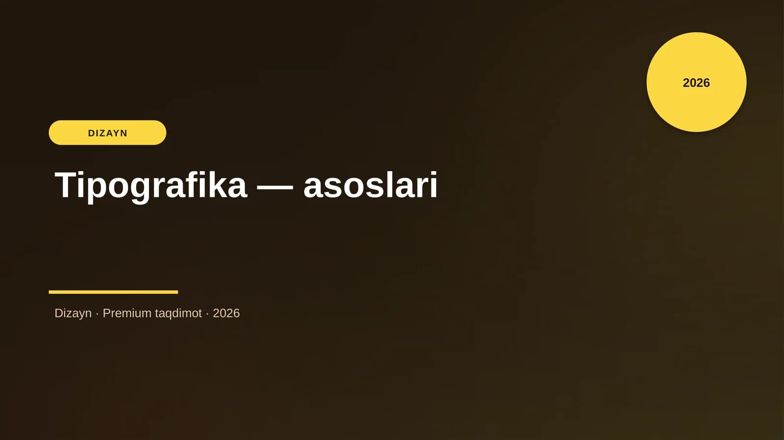 Tipografika — asoslari