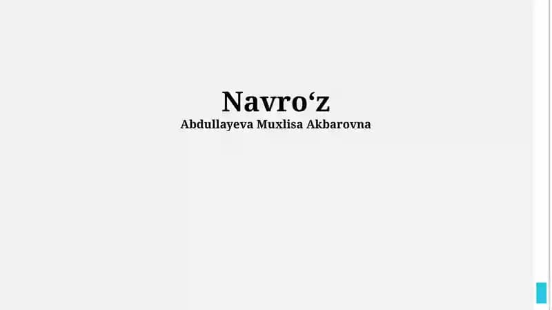 Navroʻz