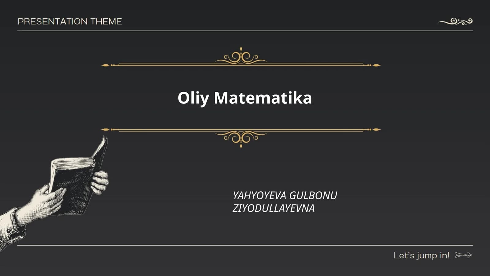 Oliy Matematika